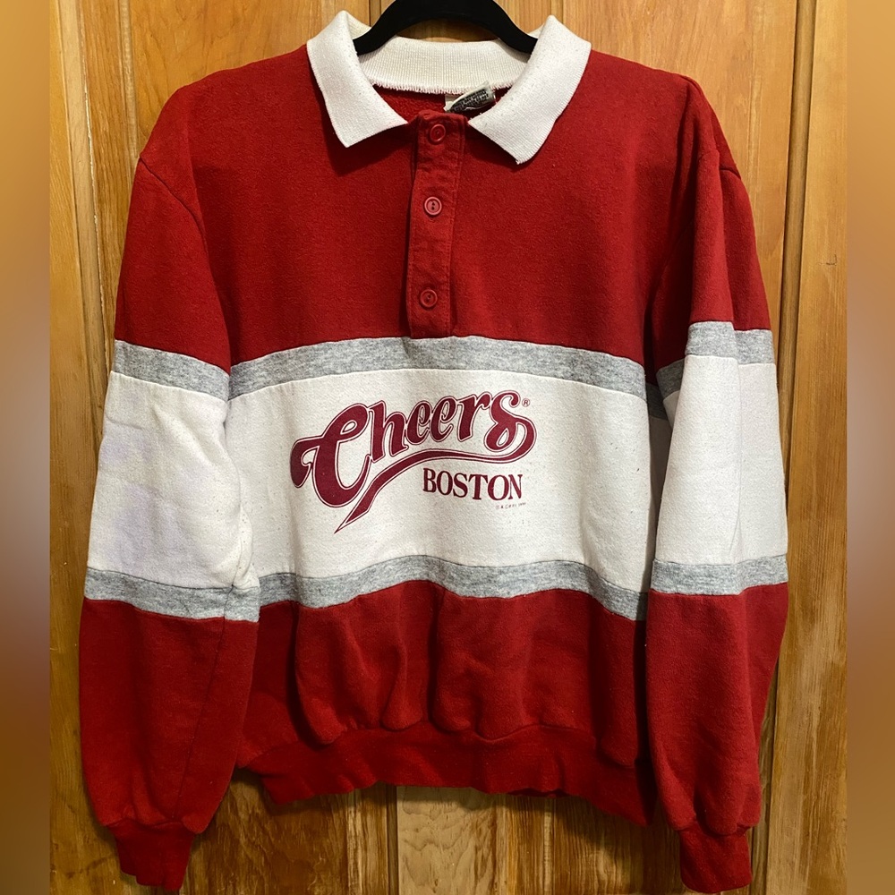 Vintage 90s Cheers Boston long sleeve